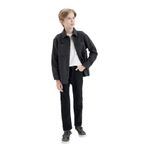 DeFacto Erkek Çocuk Düz Paça Polar Astarlı Jean Pantolon, 8-9 Yaş, D2364A824WN, NM40, Erkek Çocuk