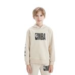DeFacto Erkek Çocuk Ekru NBA Current Teams Regular Fit Bisiklet Yaka Kalın Sweatshirt 11/12 Yaş