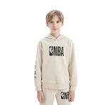 DeFacto Erkek Çocuk Ekru NBA Current Teams Regular Fit Bisiklet Yaka Kalın Sweatshirt 9/10 Yaş