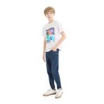 DEFACTO Erkek Çocuk Jean Pantolon, Straight Kalıp, Normal Bel, Mid Blue, 9-10 Yaş