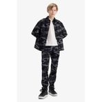 Defacto Erkek Çocuk Jogger Fit Kamuflaj Desenli Gabardin Pantolon F1175a825augr164 Gri