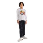 DeFacto Erkek Çocuk Kadife Baskılı Pijama Takımı, 7-8 Yaş, F0878A825WN, Antrasit-AR138, erkek-çocuk