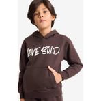 DeFacto Erkek Çocuk Kapüşonlu Baskılı İçi Yumuşak Tüylü Sweatshirt E9598A825AU - Kahve-BN116 - Dropsuz - 7 - 8 Yaş