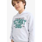 DeFacto Erkek Çocuk Kapüşonlu Baskılı Sweatshirt F2846A825AU