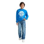 DeFacto Erkek Çocuk Kapüşonlu Baskılı Sweatshirt