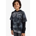 DeFacto Erkek Çocuk Kapüşonlu Batik Desenli Sweatshirt G4988A825WN