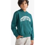 DeFacto Erkek Çocuk Kapüşonlu İçi Yumuşak Tüylü Baskılı Sweatshirt D3033A825AU - 5 - 6 Yaş - Yeşil-GN155