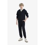 DeFacto Erkek Çocuk Kapüşonlu Okul Fermuarlı Sweatshirt