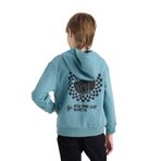 DeFacto Erkek Çocuk Kapüşonlu Sırt Baskılı Sweatshirt Mavi 9/10 Yaş