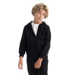 DEFACTO Erkek Çocuk Kapüşonlu Sweatshirt, Siyah, 8-9 Yaş