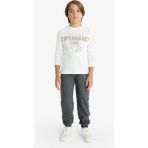 DeFacto Erkek Çocuk Kargo Gabardin Jogger Pantolon F2477A825WN - Dropsuz - 7 - 8 Yaş - Gri-GR164