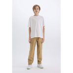 DeFacto Erkek Çocuk Loose Fit Standart Paça Gabardin Pantolon D3406A825SPBG739