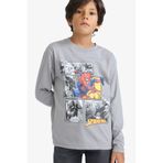 DeFacto Erkek Çocuk Marvel Games Spiderman Bisiklet Yaka Uzun Kollu Tişört F4813A825AU