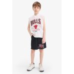 DeFacto Erkek Çocuk NBA Chicago Bulls 2'li Takım Kapüşonlu Kolsuz Tişört Beli Lastikli Şort E7104A825HSWT34