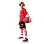 DeFacto Erkek Çocuk NBA Chicago Bulls Şort Siyah 8/9 Yaş