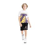 DeFacto Erkek Çocuk NBA Los Angeles Lakers Şort Siyah 7/8 Yaş