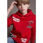 Defacto Erkek Çocuk NBA Miami Heat Kapüşonlu Sweatshirt