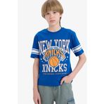 DeFacto Erkek Çocuk NBA New York Knicks Bisiklet Yaka Kısa Kollu Tişört E4839A825SM