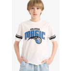 DeFacto Erkek Çocuk NBA Orlando Magic Bisiklet Yaka Kısa Kollu Tişört E4840A825SM