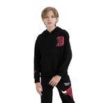 DeFacto Erkek Çocuk NBA Wordmark Kapüşonlu İçi Yumuşak Tüylü Sweatshirt Siyah 9/10 Yaş