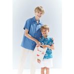 DeFacto Erkek Çocuk Oversize Geniş Kalıp Polo Yaka Kısa Kollu Gömlek E5832A825HS