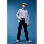 DeFacto Erkek Çocuk Straight Fit Düz Paça Basic Düz Jean Pantolon D6474A825SMNM34