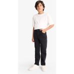 DeFacto Erkek Çocuk Straight Fit Düz Paça Jean Polar Astarlı Pantolon F4290A825WN - Siyah-NM40 - 5 - 6 Yaş