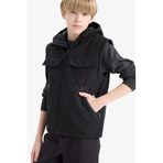 DeFacto Erkek Çocuk Su Geçirmez Kapüşonlu Fermuarlı Yelek