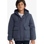 DeFacto Erkek Çocuk Su İtici Kapüşonlu Şişme Mont, 7-8 Yaş, E7386A825WN, Antrasit-AR153, Erkek Çocuklar