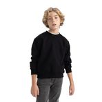 DeFacto Erkek çocuk sweatshirt, Siyah, 5-6 Jahre