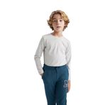 DeFacto Erkek çocuk tişörtü, Optik Lt.grey Melanj, 4-5 Yıl