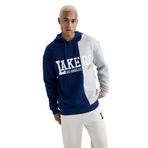 DeFacto Erkek DeFactoFit NBA Los Angeles Lakers Comfort Fit Kapüşonlu Sweatshirt, Lacivert, XS