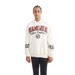 DeFacto Erkek DeFactoFit NBA Miami Heat Oversize Fit Geniş Kalıp Kapüşonlu Baskılı Kalın Sweatshirt Ekru S