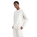 DeFacto Erkek DeFactoFit Standart Fit Bisiklet Yaka Sweatshirt, Taş Rengi, XS Sweatshirt