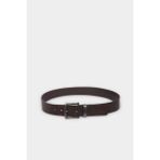 DeFacto Erkek Dikdörtgen Toka Suni Deri Günlük Kemer G9033AXNS - 110 cm - Kahve-BN66