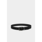 DeFacto Erkek Dikdörtgen Toka Suni Deri Günlük Kemer G9033AXNS - 110 cm - Siyah-BK27