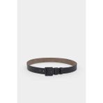 DeFacto Erkek Dikdörtgen Toka Suni Deri Günlük Kemer H0316AXNS - 110 cm - Siyah-BK27