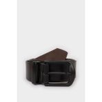 DeFacto Erkek Dikdörtgen Toka Suni Deri Jean Kemeri E3550AXNS - 120 cm - Siyah-BK27