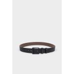 DeFacto Erkek Dikdörtgen Toka Suni Deri Jean Kemeri G8202AXNS - 110 cm - Siyah-BK27