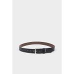 DeFacto Erkek Dikdörtgen Toka Suni Deri Jean Kemeri G8207AXNS - 100 cm - Siyah-BK27