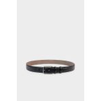 DeFacto Erkek Dikdörtgen Toka Suni Deri Klasik Kemer G4432AXNS - 110 cm - Siyah-BK27
