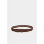DeFacto Erkek Dikdörtgen Toka Suni Deri Klasik Kemer H0289AXNS - 90 cm - Kahve-BN45