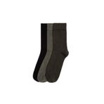 DeFacto Erkek Dikişsiz 3'lü Bambu Uzun Çorap F5298AXNS - 41 - 44 - Yeşil-GN2