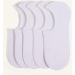 DeFacto Erkek Dikişsiz 5'li Bambu Babet Çorap H2900AXNS - 39 - 42 - Beyaz-WT1