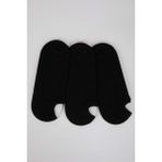 DeFacto Erkek Görünmez 3'lü Pamuklu Sneaker Çorap K4595AZNS - Standart - Siyah-BK23