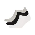 Defacto Erkek Görünmez 3lü Pamuklu Sneaker Çorap K4595aznskr1 Çok Renkli-kr1