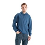 DeFacto Erkek kapüşonlu sweatshirt, Çivit mavisi, M