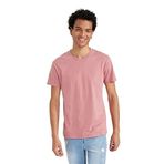 DeFacto Erkek Slim Fit Bisiklet Yaka Basic Tişört, Gül Kurusu, S
