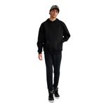 DeFacto Erkek Slim Fit Fermuar Cepli Esnek Paça Eşofman Altı, Siyah, S