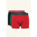 Defacto F9946axnv135 Lacivert Regular Fit 3'Lü Boxer